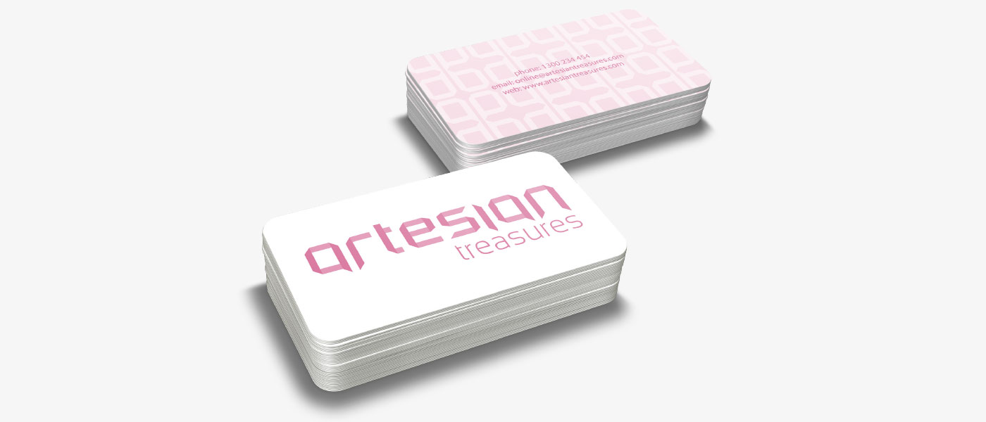 Artesian Treasures business card design